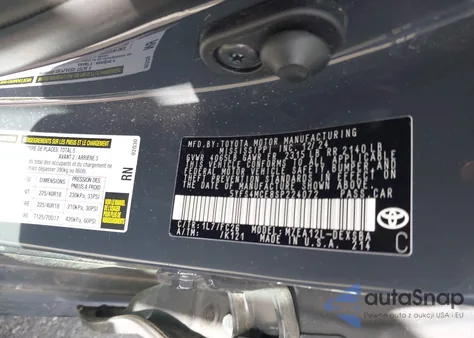 2025 Toyota Corolla Se из США, поврежденный, VIN 5YFS4MCE8SP224072